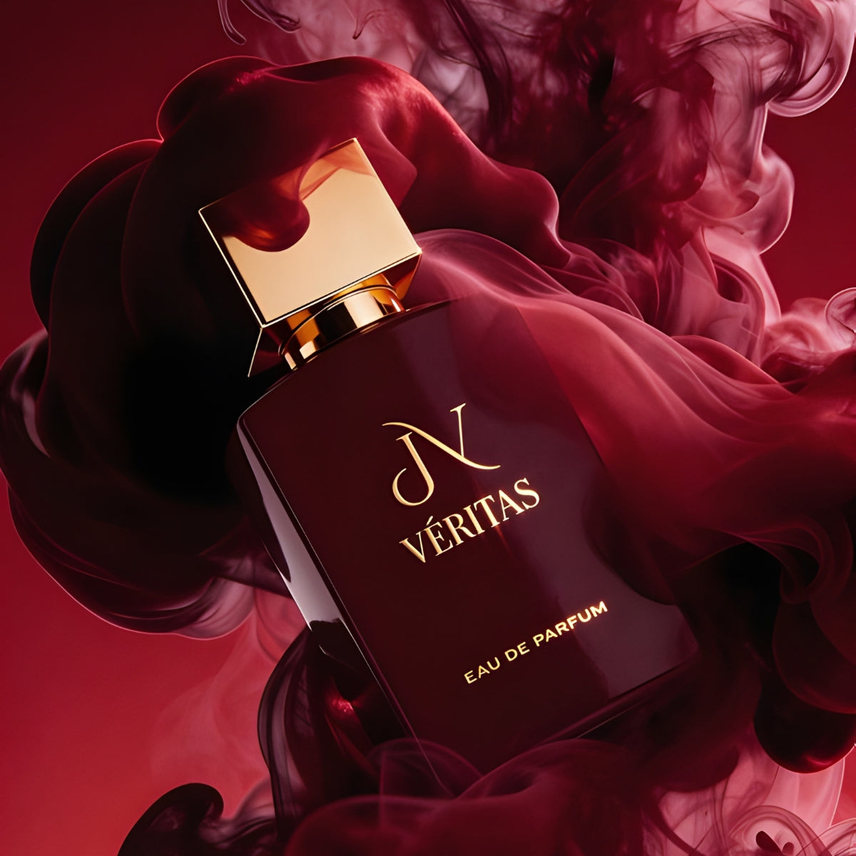 JV VÉRITAS Eau de Parfum – limitiertes Nischenparfum mit rotem Rauch, Drop 01